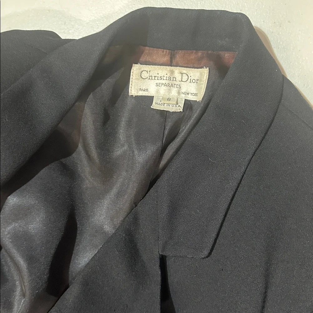 Dior Black Tailored Jacket